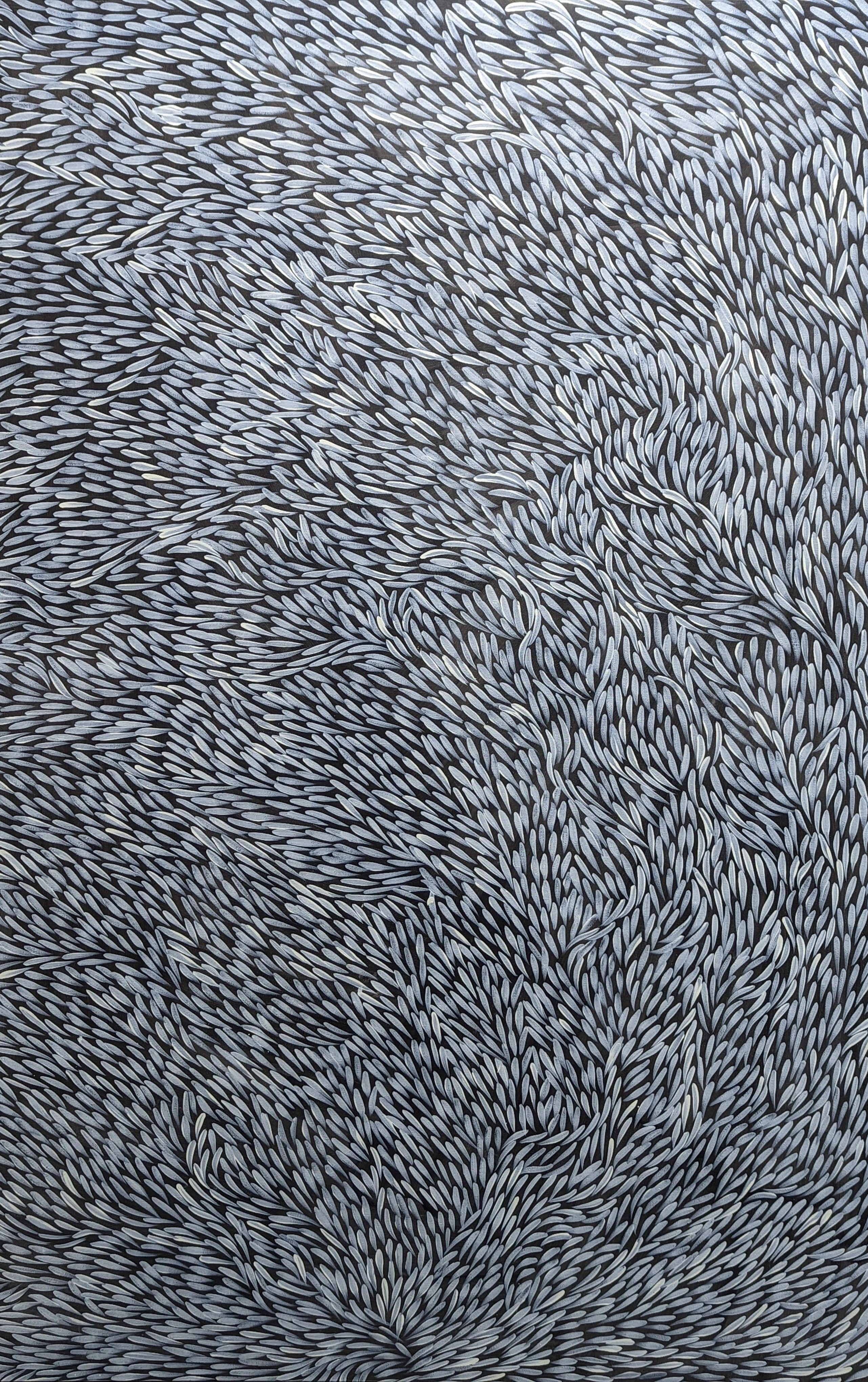 Margaret Scobie (1945-), oil on canvas, Untitled, inscribed verso, 174 x 116cm, unframed
